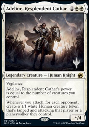 Adeline, Resplendent Cathar (Promo Pack) [Innistrad: Midnight Hunt Promos] | Good Games North