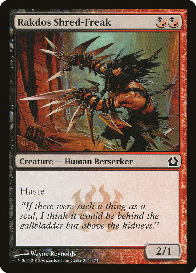 Rakdos Shred-Freak [Return to Ravnica] | Good Games North