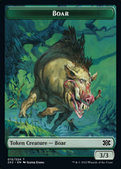 Boar // Vampire Double-sided Token [Double Masters 2022 Tokens] | Good Games North