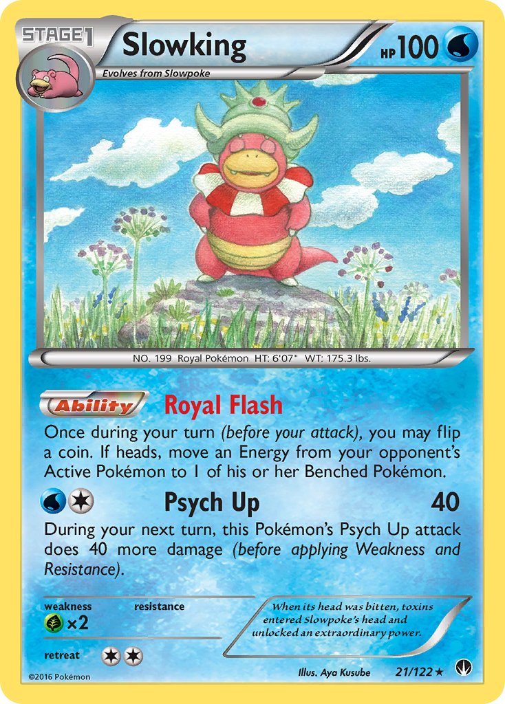 Slowking (21/122) (Theme Deck Exclusive) [XY: BREAKpoint] | Good Games North
