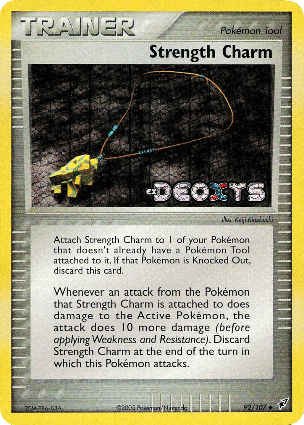 Strength Charm (92/107) (Stamped) [EX: Deoxys] | Good Games North