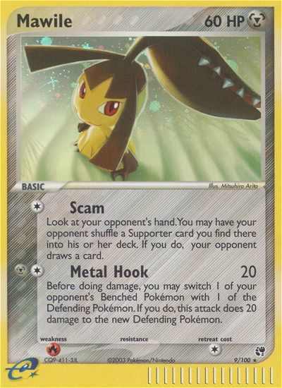 Mawile (9/100) [EX: Sandstorm] | Good Games North
