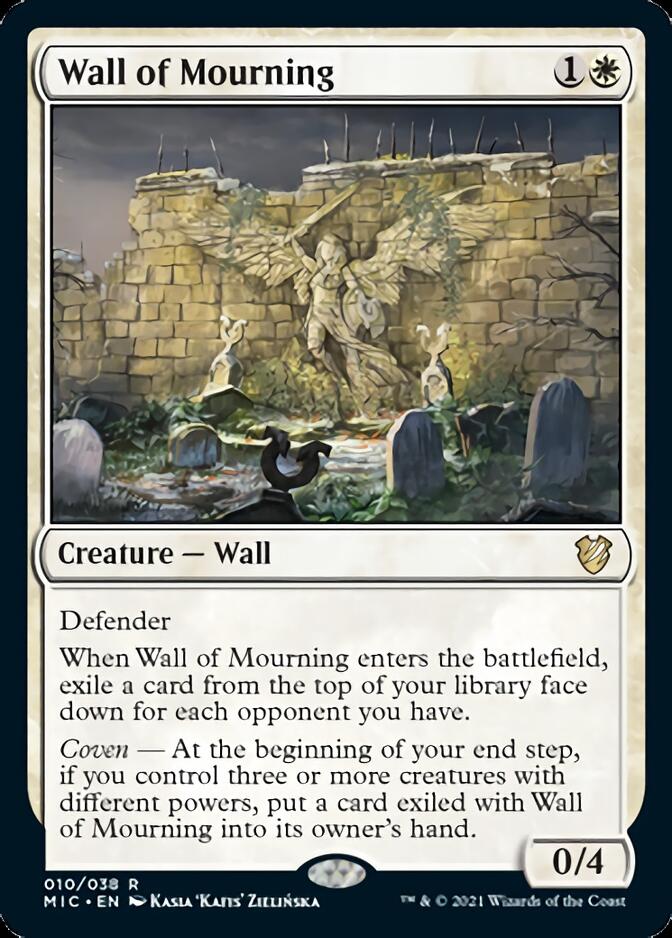 Wall of Mourning [Innistrad: Midnight Hunt Commander] | Good Games North