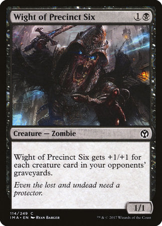 Wight of Precinct Six [Iconic Masters] | Good Games North