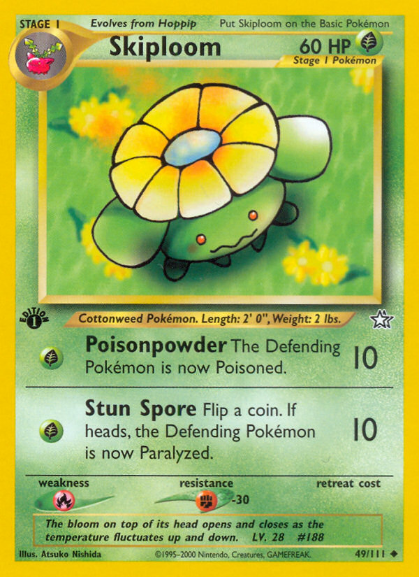Skiploom (49/111) [Neo Genesis 1st Edition] | Good Games North
