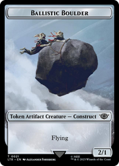Ballistic Boulder // Food (0023) Double-Sided Token (Surge Foil) [The Lord of the Rings: Tales of Middle-Earth Tokens] | Good Games North