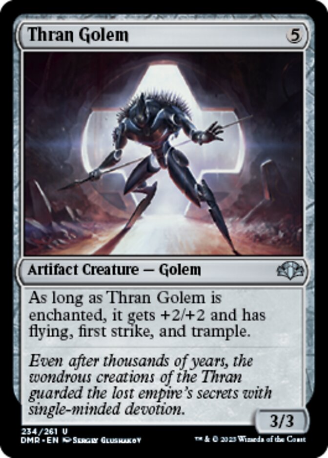 Thran Golem [Dominaria Remastered] | Good Games North