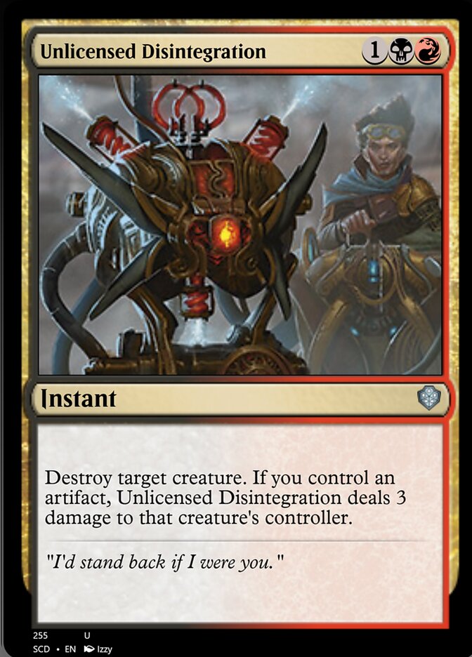 Unlicensed Disintegration [Starter Commander Decks] | Good Games North