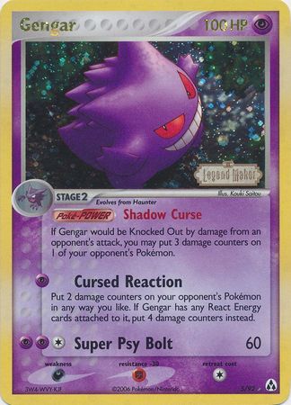 Gengar (5/92) (Stamped) [EX: Legend Maker] | Good Games North