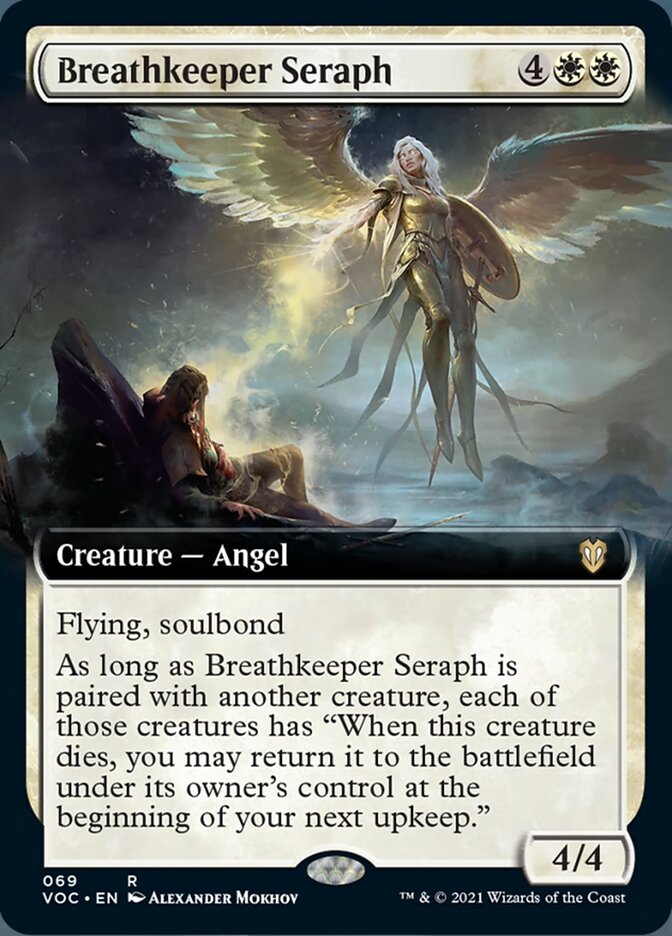 Breathkeeper Seraph (Extended) [Innistrad: Crimson Vow Commander] | Good Games North