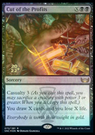 Cut of the Profits [Streets of New Capenna Prerelease Promos] | Good Games North