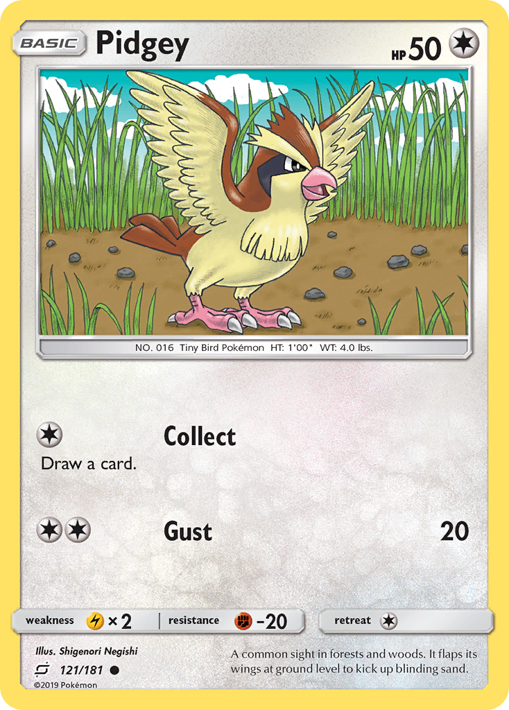 Pidgey (121/181) [Sun & Moon: Team Up] | Good Games North