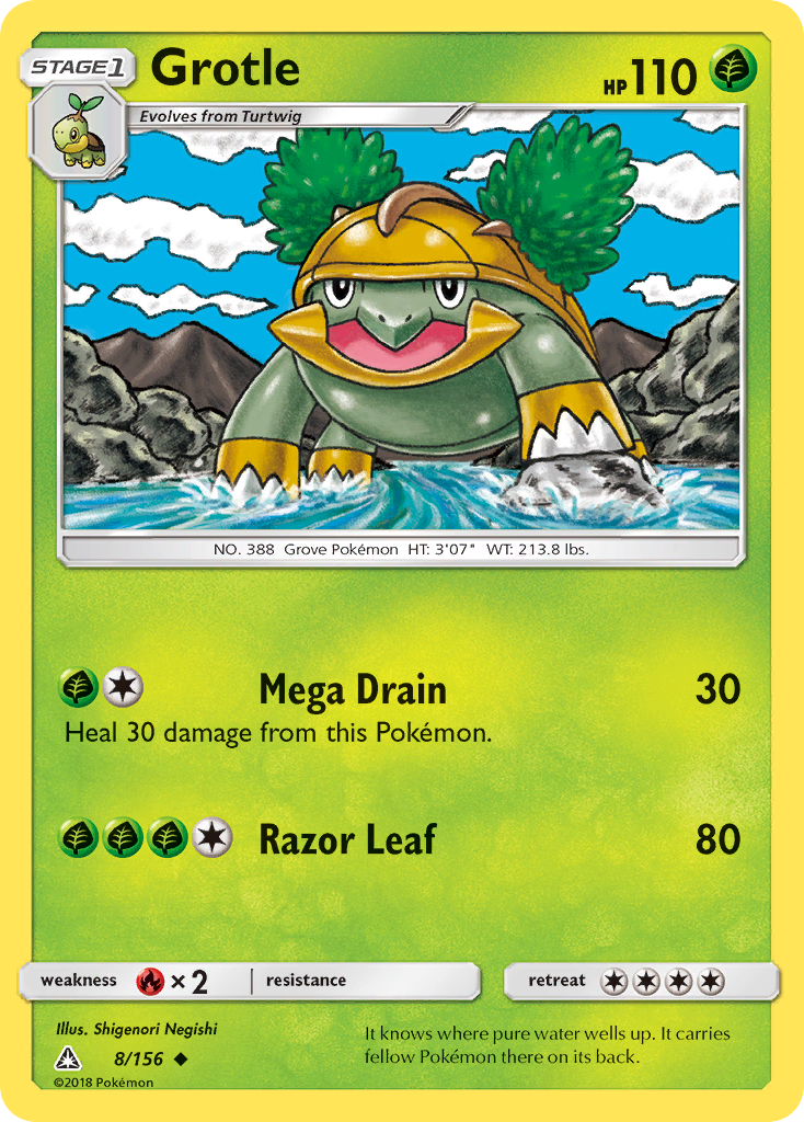 Grotle (8/156) [Sun & Moon: Ultra Prism] | Good Games North