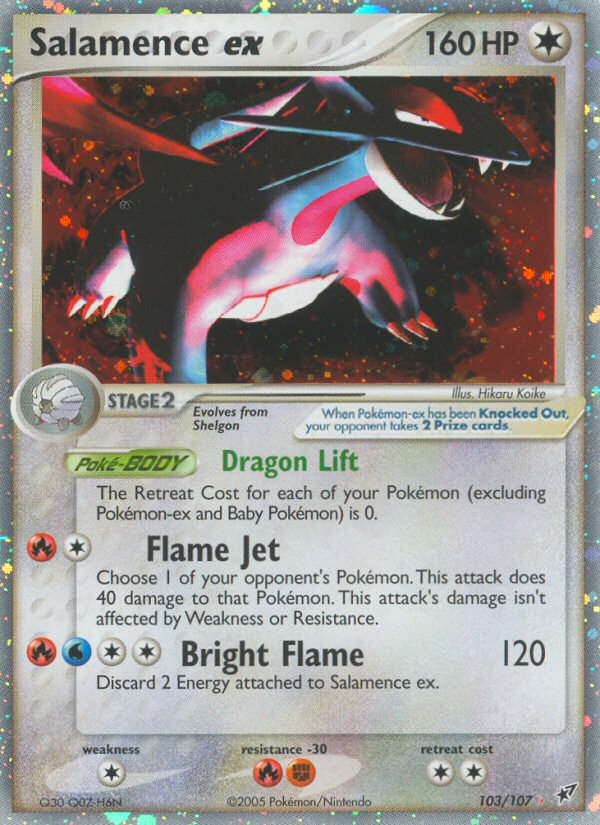 Salamence ex (103/107) [EX: Deoxys] | Good Games North