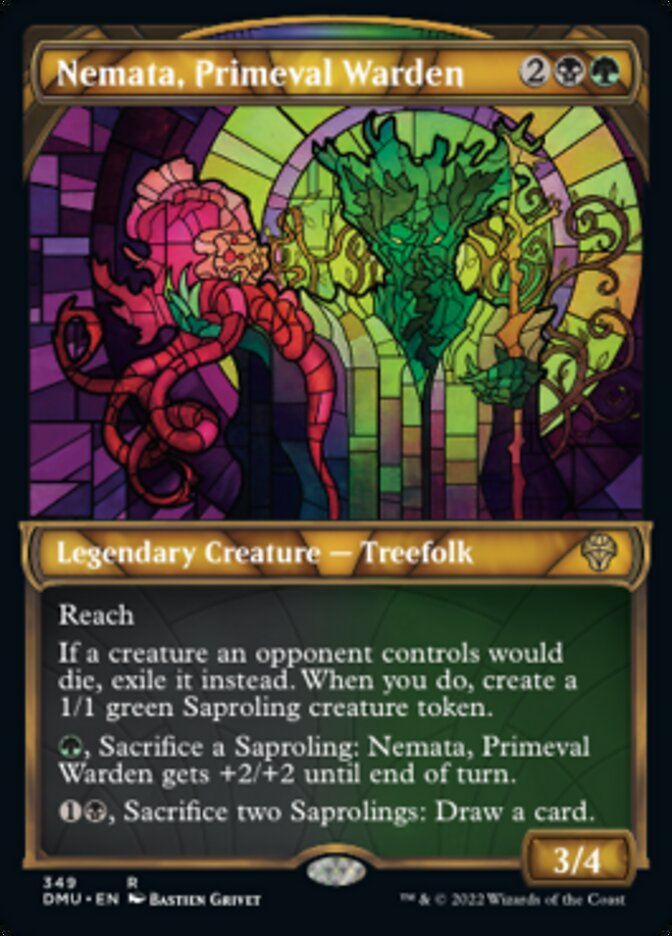 Nemata, Primeval Warden (Showcase Textured) [Dominaria United] | Good Games North