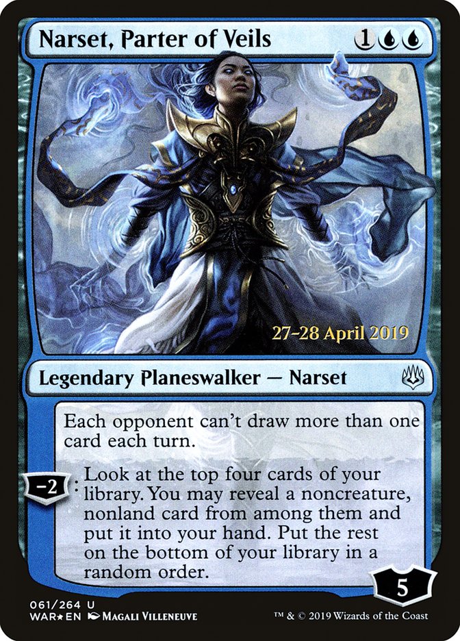 Narset, Parter of Veils  [War of the Spark Prerelease Promos] | Good Games North