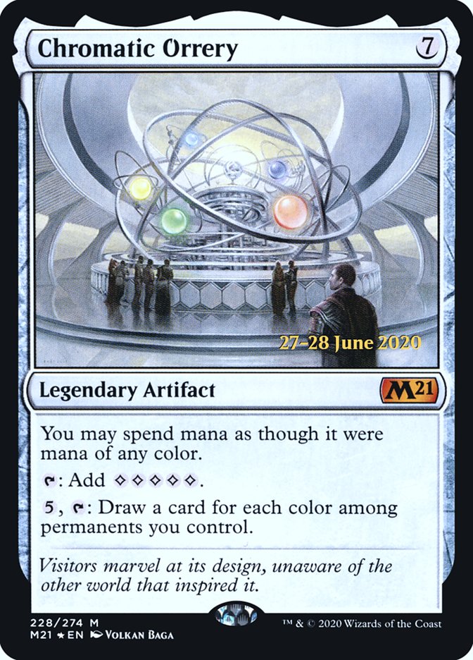 Chromatic Orrery  [Core Set 2021 Prerelease Promos] | Good Games North