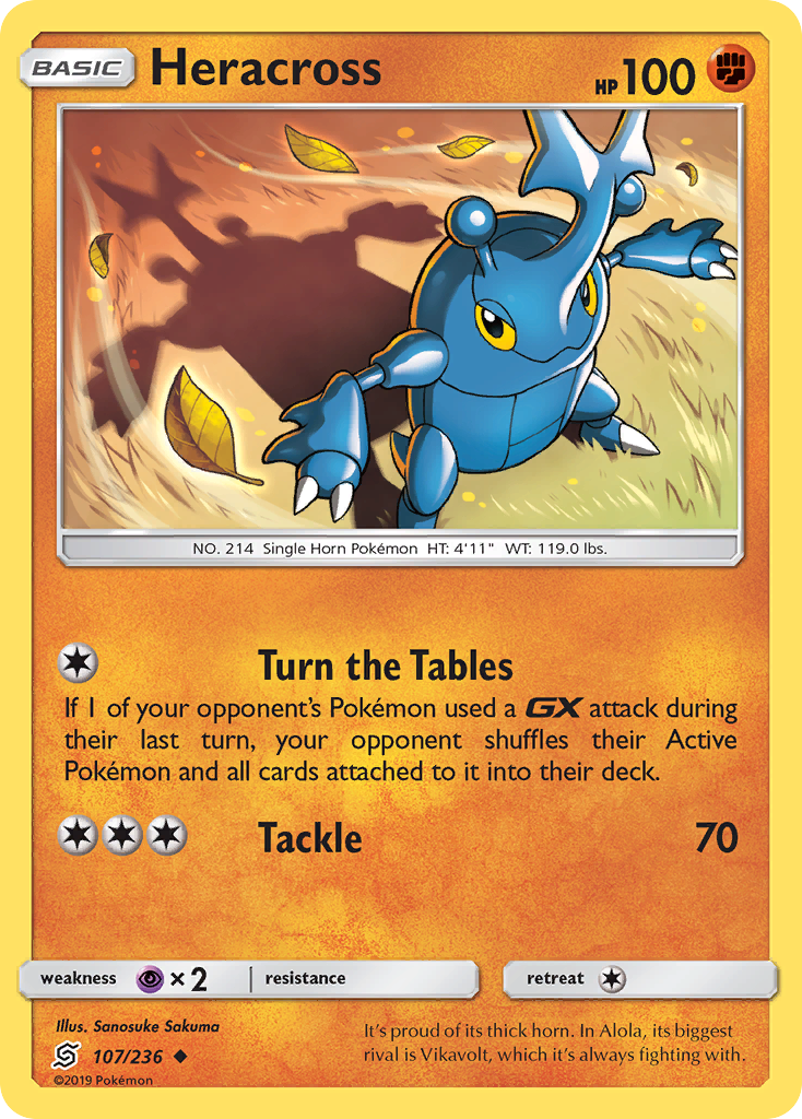 Heracross (107/236) [Sun & Moon: Unified Minds] | Good Games North
