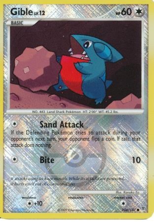 Gible (106/147) (Championship Promo) [Platinum: Supreme Victors] | Good Games North