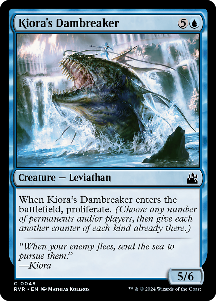 Kiora's Dambreaker [Ravnica Remastered] | Good Games North