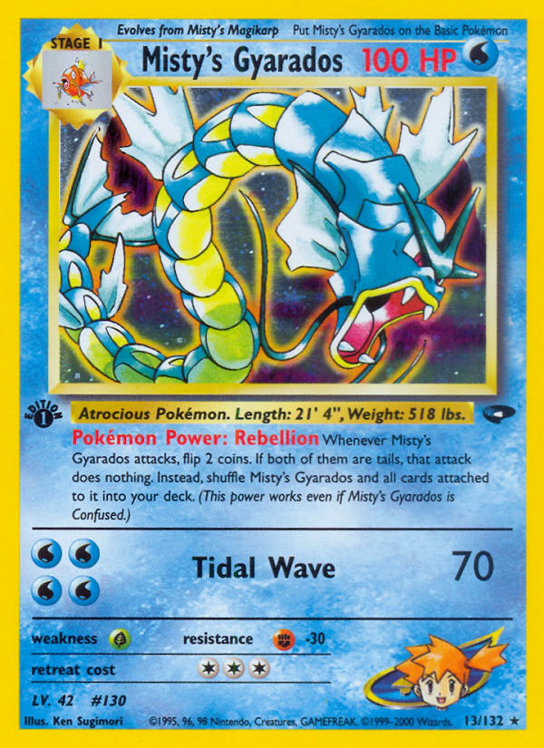 Misty's Gyarados (13/132) [Gym Challenge 1st Edition] | Good Games North