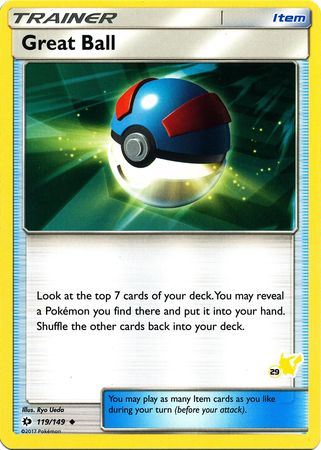 Great Ball (119/149) (Pikachu Stamp #29) [Battle Academy 2020] | Good Games North