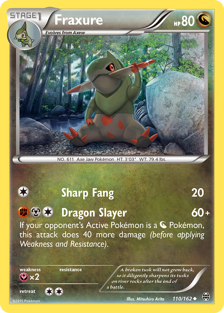 Fraxure (110/162) [XY: BREAKthrough] | Good Games North