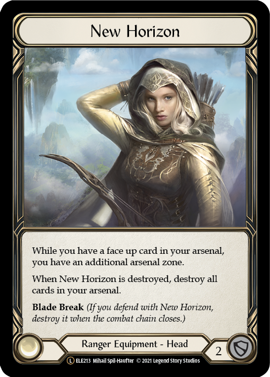 New Horizon [U-ELE213] Unlimited Rainbow Foil | Good Games North