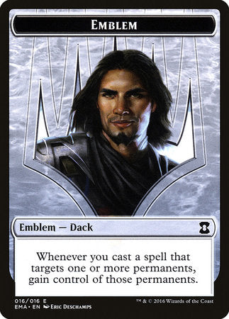 Emblem - Dack Fayden [Eternal Masters Tokens] | Good Games North