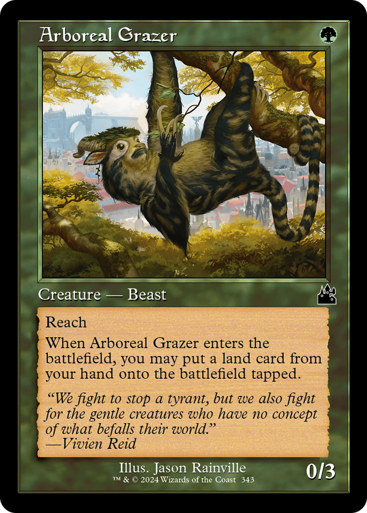 Arboreal Grazer (Retro Frame) [Ravnica Remastered] | Good Games North