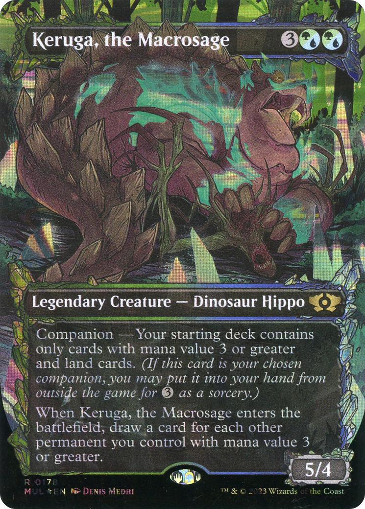 Keruga, the Macrosage (Halo Foil) [Multiverse Legends] | Good Games North