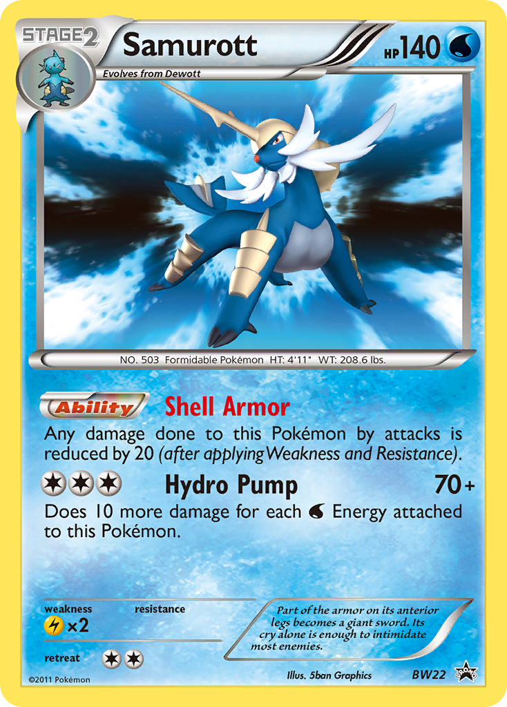 Samurott (BW22) [Black & White: Black Star Promos] | Good Games North
