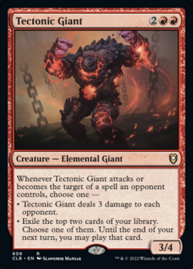 Tectonic Giant [Commander Legends: Battle for Baldur's Gate] | Good Games North