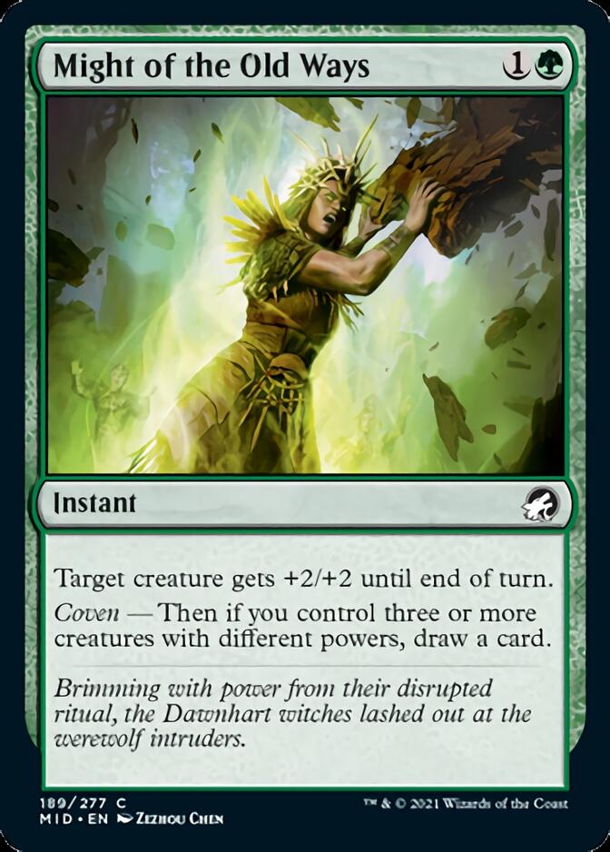 Might of the Old Ways [Innistrad: Midnight Hunt] | Good Games North