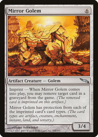 Mirror Golem [Mirrodin] | Good Games North