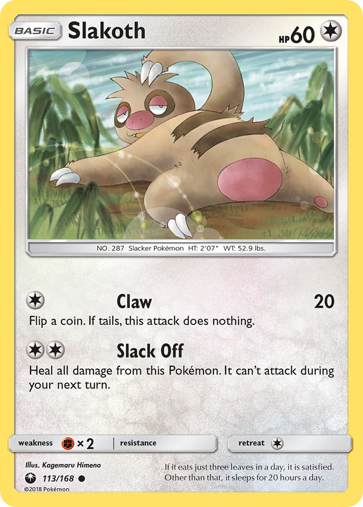 Slakoth (113/168) [Sun & Moon: Celestial Storm] | Good Games North