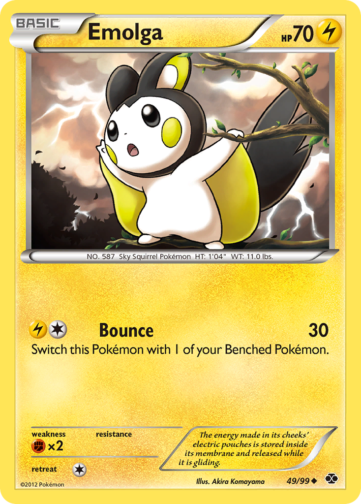 Emolga (49/99) [Black & White: Next Destinies] | Good Games North