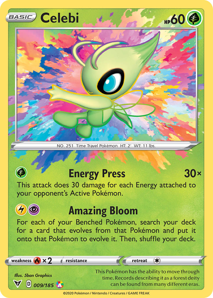 Celebi (009/185) [Sword & Shield: Vivid Voltage] | Good Games North