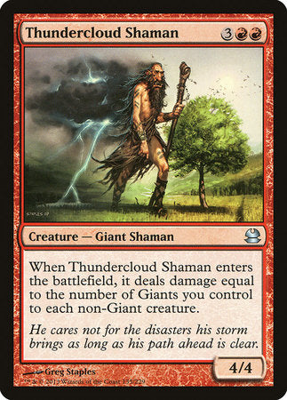 Thundercloud Shaman [Modern Masters] | Good Games North