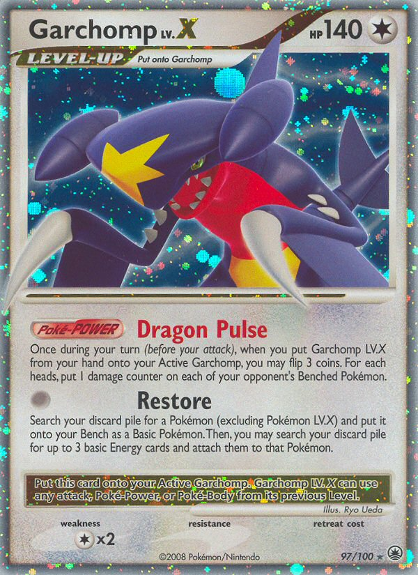 Garchomp LV.X (97/100) [Diamond & Pearl: Majestic Dawn] | Good Games North