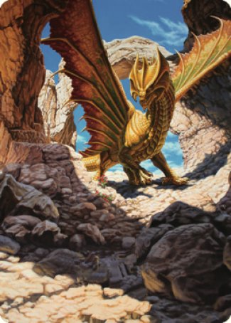 Ancient Brass Dragon Art Card (02) [Commander Legends: Battle for Baldur's Gate Art Series] | Good Games North