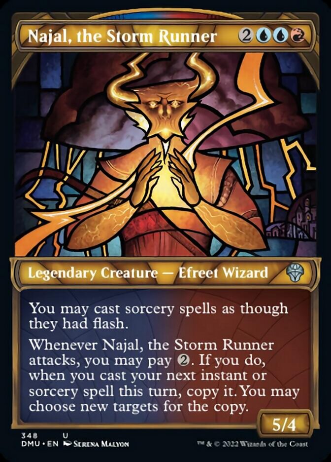 Najal, the Storm Runner (Showcase Textured) [Dominaria United] | Good Games North