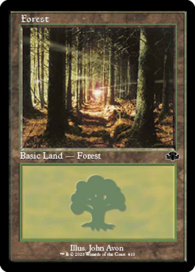 Forest (410) (Retro) [Dominaria Remastered] | Good Games North