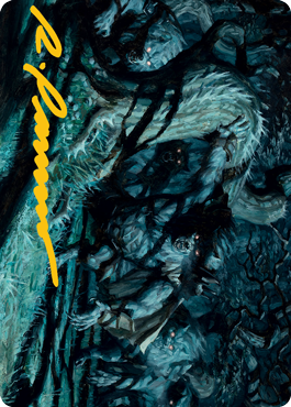 Unnatural Moonrise Art Card (Gold-Stamped Signature) [Innistrad: Midnight Hunt Art Series] | Good Games North