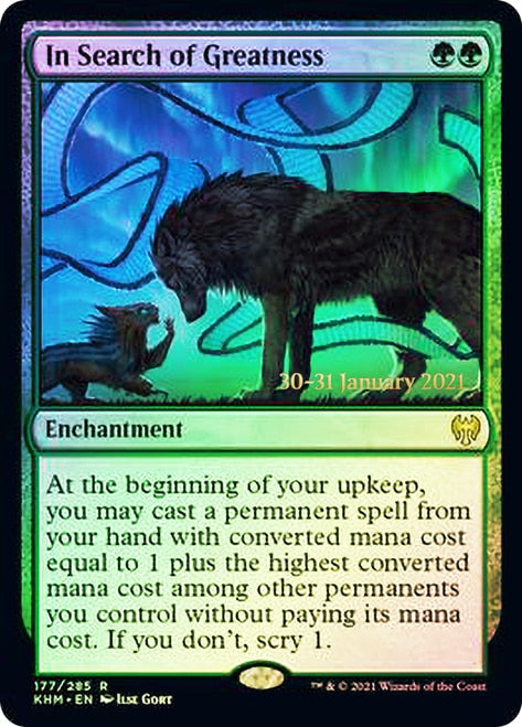 In Search of Greatness  [Kaldheim Prerelease Promos] | Good Games North