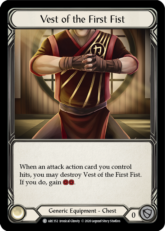 Vest of the First Fist [U-ARC152] Unlimited Rainbow Foil | Good Games North