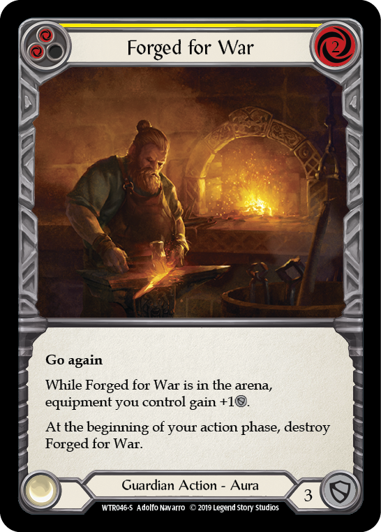 Forged for War [WTR046-S] Alpha Print Normal | Good Games North