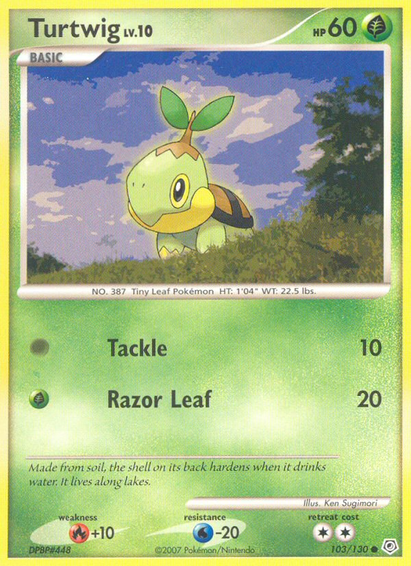 Turtwig (103/130) [Diamond & Pearl: Base Set] | Good Games North