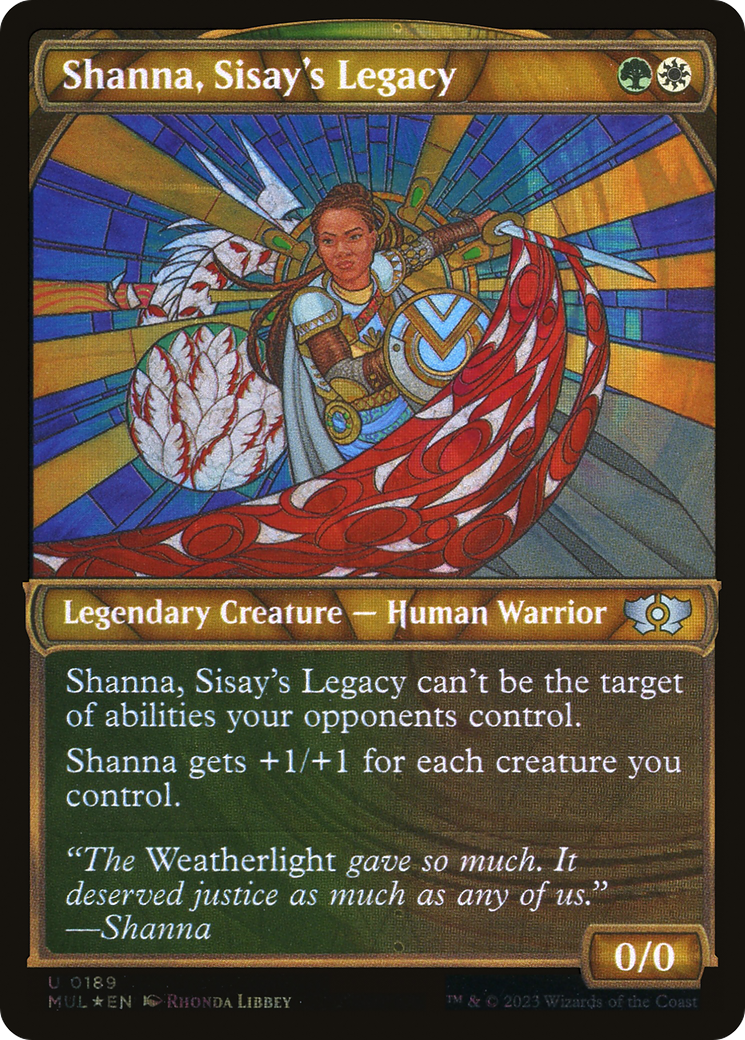 Shanna, Sisay's Legacy (Halo Foil) [Multiverse Legends] | Good Games North