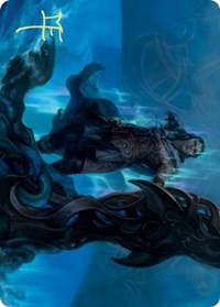 Cosima, God of the Voyage Art Card (Gold-Stamped Signature) [Kaldheim: Art Series] | Good Games North